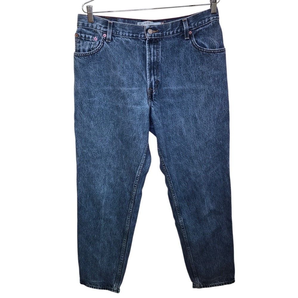 Levi's 550 Relaxed Tapered Jeans Blue Denim Women's Size‎ 16 M